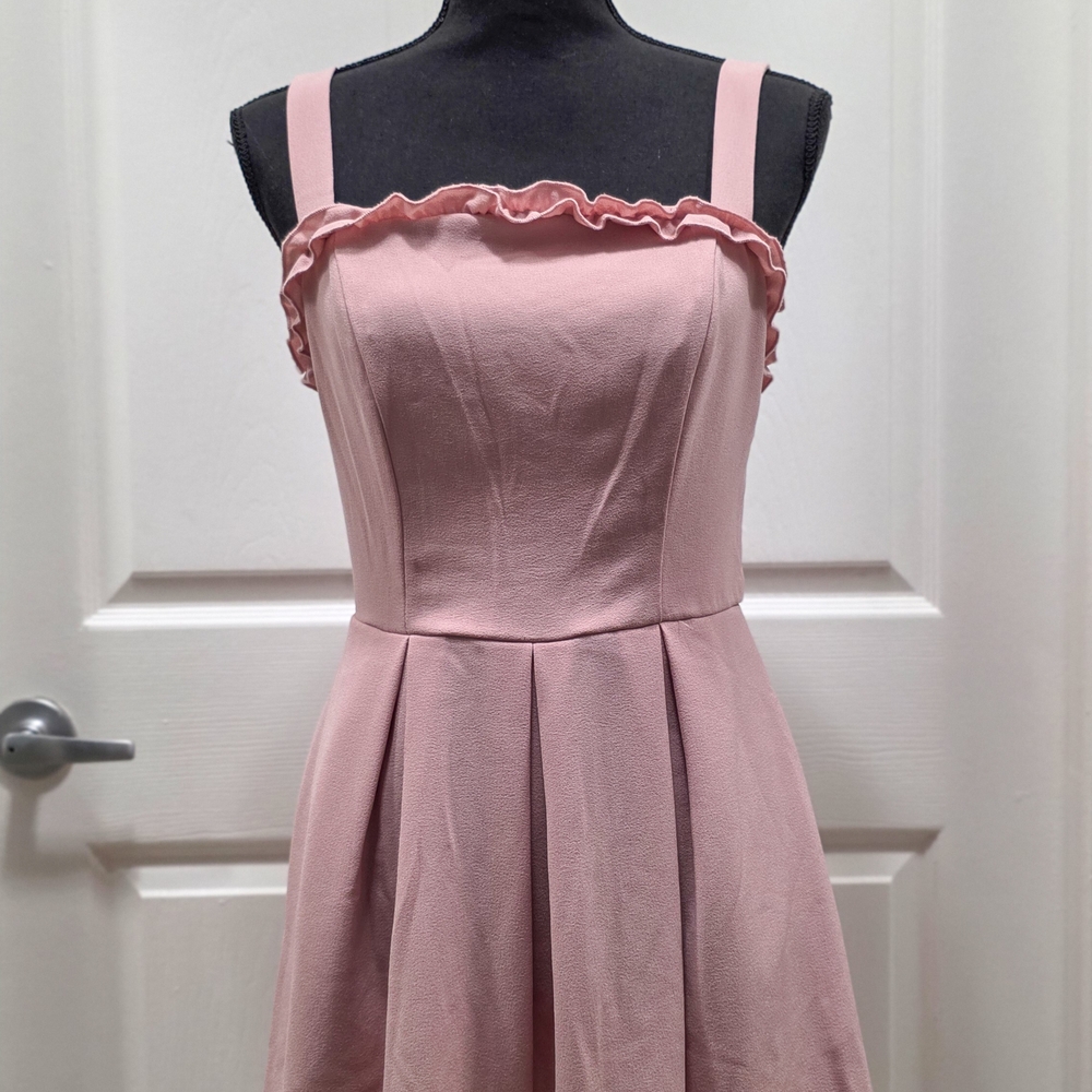 Speechless Pink Pleated Sundress
